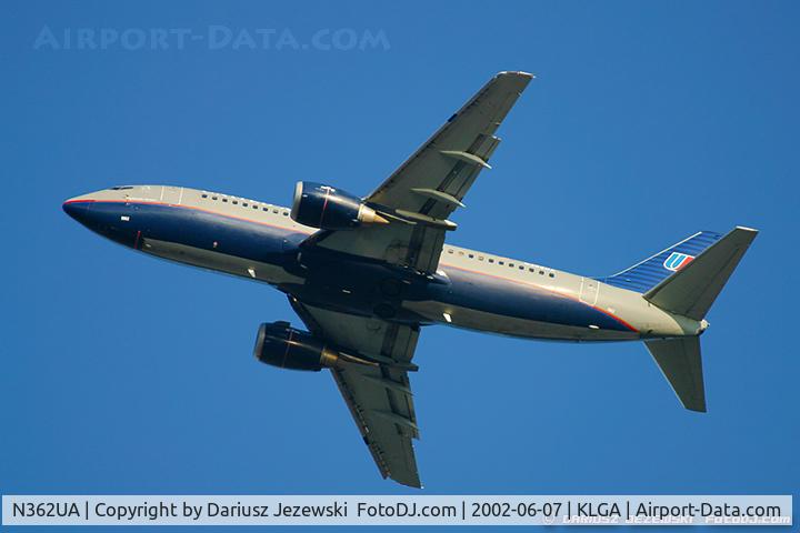 N362UA, 1989 Boeing 737-322 C/N 24455, Boeing 737-322  C/N 24455, N362UA