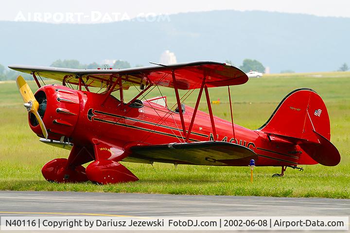 N40116, Classic Aircraft Corp WACO YMF C/N F5-024, Waco YMF C/N F5-024, N40116