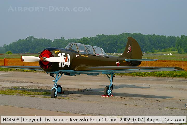 N4450Y, 1985 Yakovlev Yak-52 C/N 855809, Yakovlev Yak-52 