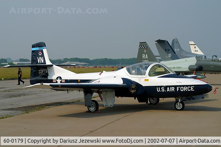 60-0179, 1960 Cessna T-37B Tweety Bird C/N 40676, T-37B Tweet 60-0179 VN from 33rd FTS 'Dragons' 71st FTW Vance AFB, OK