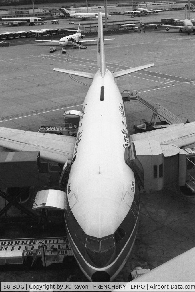 SU-BDG, 1982 Airbus A300B4-203 C/N 200, Egyptair at Orly South, converted to Freighter std at CAI Sep 2010