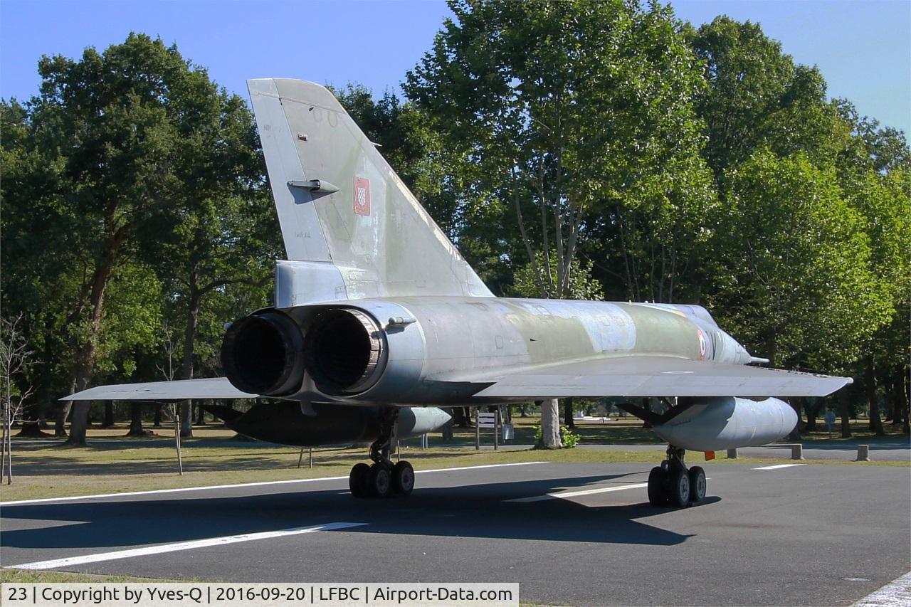 23, Dassault Mirage IVP C/N 23, Dassault Mirage IVP, Preserved at Cazaux Air Base 120 (LFBC)