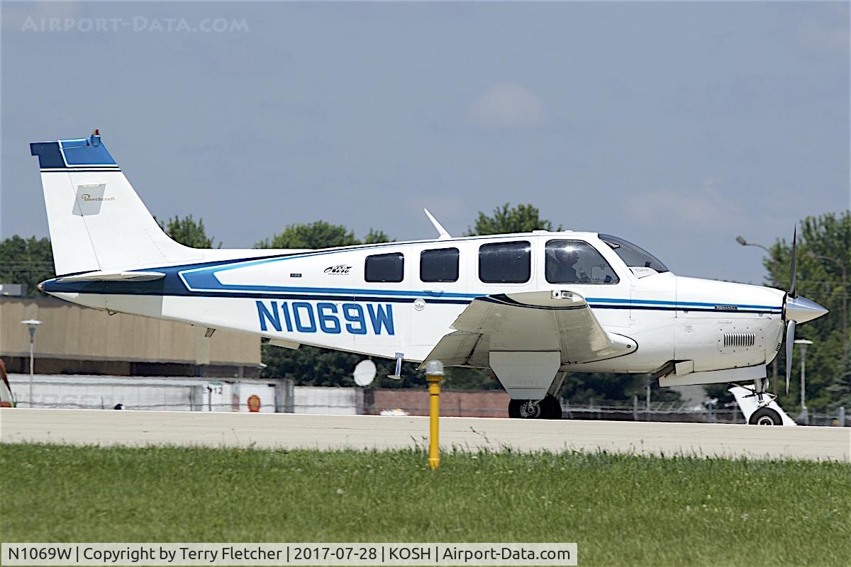 N1069W, 1973 Beech A36 Bonanza 36 C/N E-416, At 2017 EAA AirVenture at Oshkosh