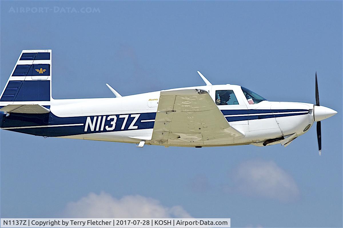 N1137Z, Mooney M20J 201 C/N 24-1628, At 2017 EAA AirVenture at Oshkosh