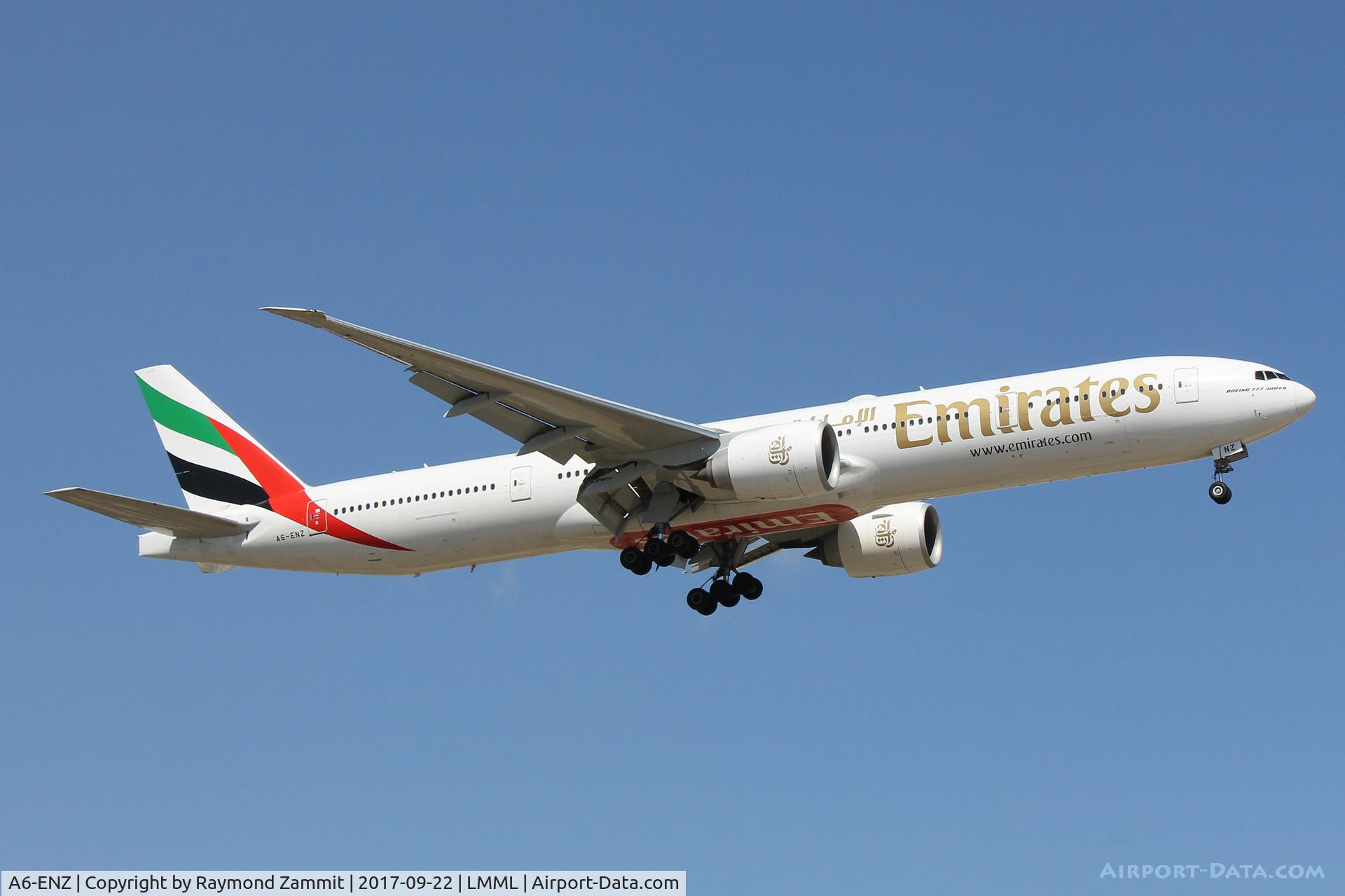 A6-ENZ, 2015 Boeing 777-31H/ER C/N 42319, B777 A6-ENZ Emirates Airlines