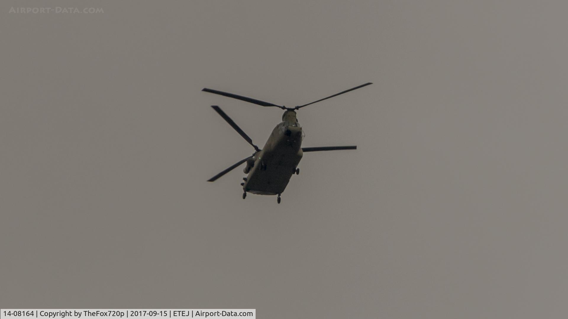 14-08164, Boeing CH-47F Chinook C/N M.8164, Flying from Katterbach Army Field towards the German/Poland boarder.
