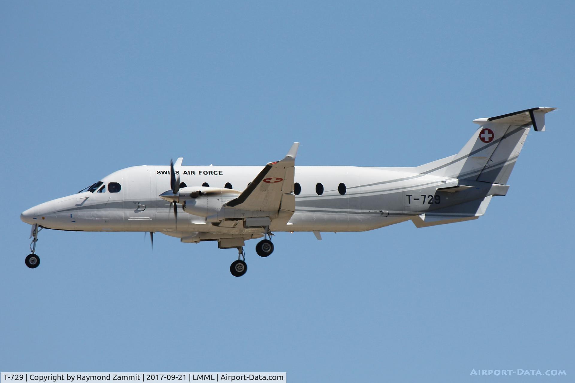 T-729, 1997 Beech 1900D C/N UE-288, Beech-1900D T-729 Swiss Air Force