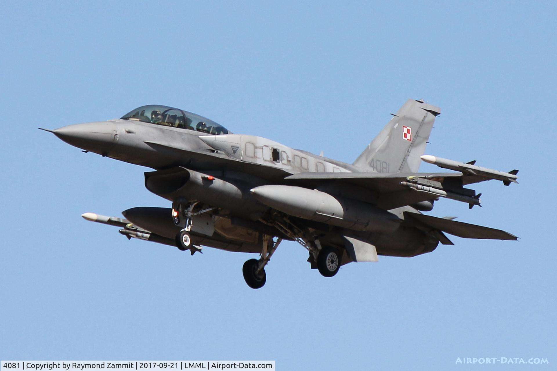 4081, 2003 Lockheed Martin F-16D Fighting Falcon C/N JD-6, Lockheed Martin F-16D Fighting Falcon 4081 Polish Air Force