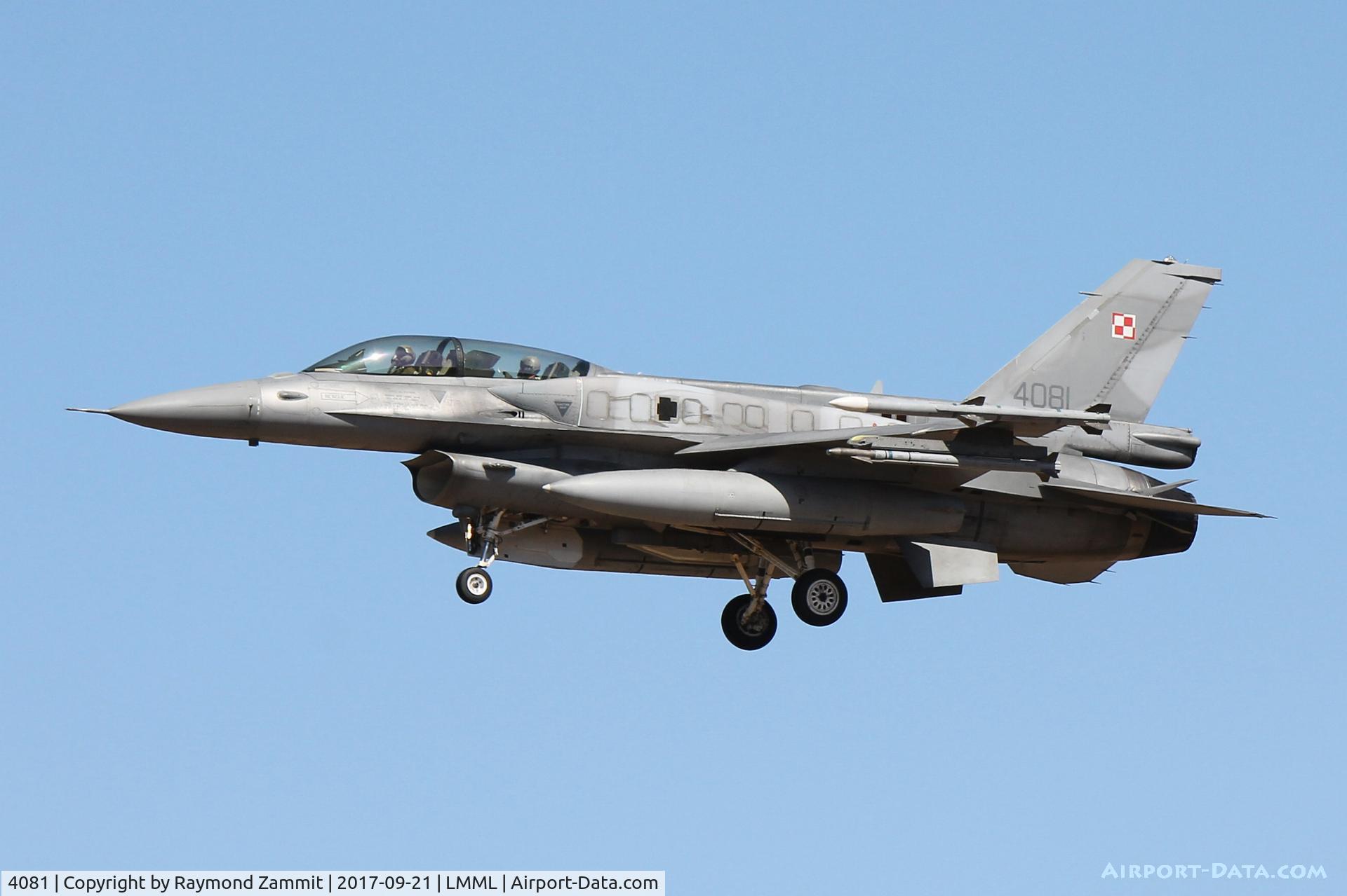 4081, 2003 Lockheed Martin F-16D Fighting Falcon C/N JD-6, Lockheed Martin F-16D Fighting Falcon 4081 Polish Air Force