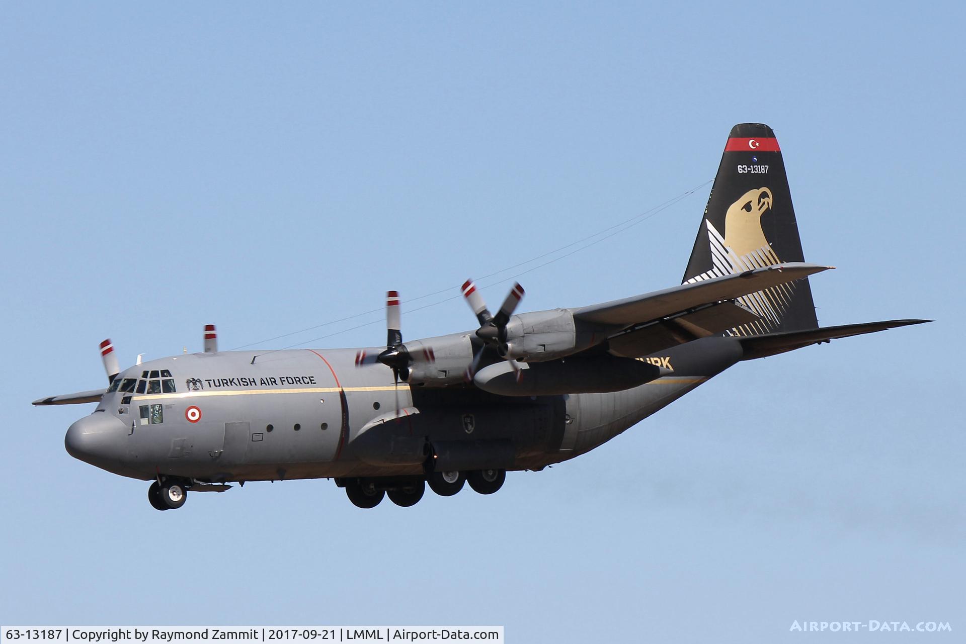 63-13187, 1964 Lockheed C-130E Hercules C/N 382-4012, Lockheed C130E Hercules 63-13187 Turkish Air Force special colours Solo Turk