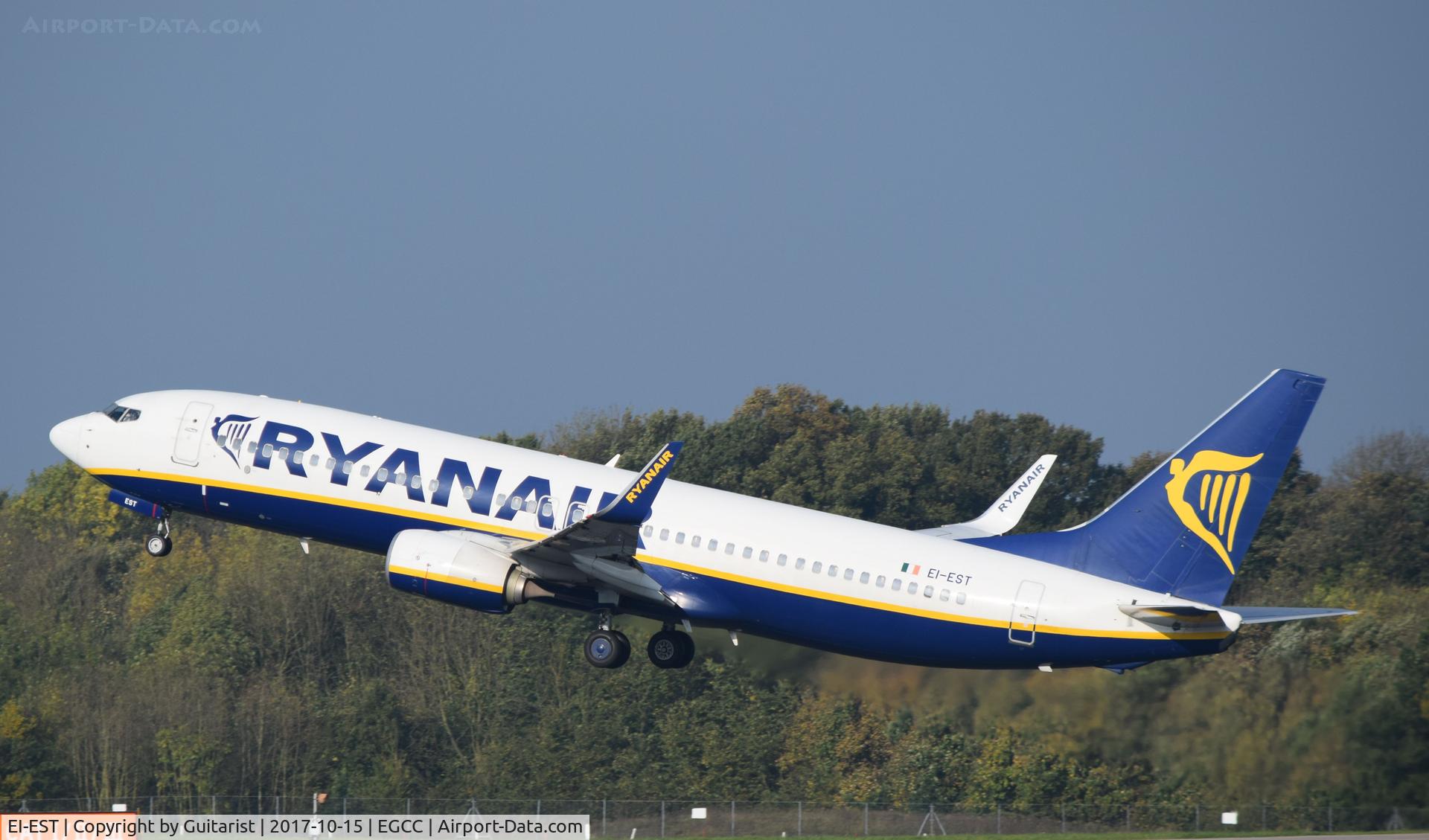 EI-EST, 2011 Boeing 737-8AS C/N 34994, At Manchester