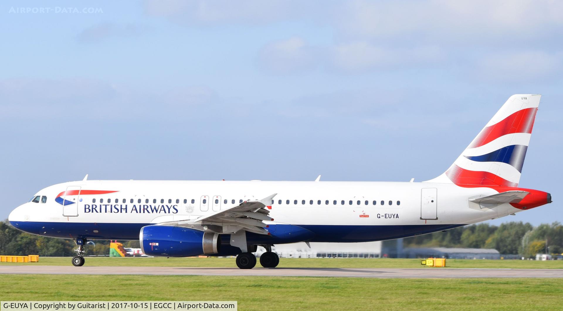 G-EUYA, 2008 Airbus A320-232 C/N 3697, At Manchester