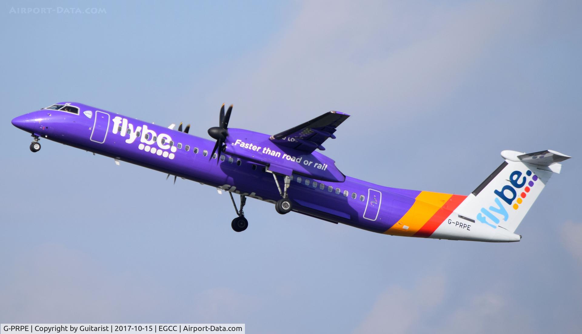 G-PRPE, 2008 De Havilland Canada DHC-8-402Q Dash 8 Dash 8 C/N 4209, At Manchester