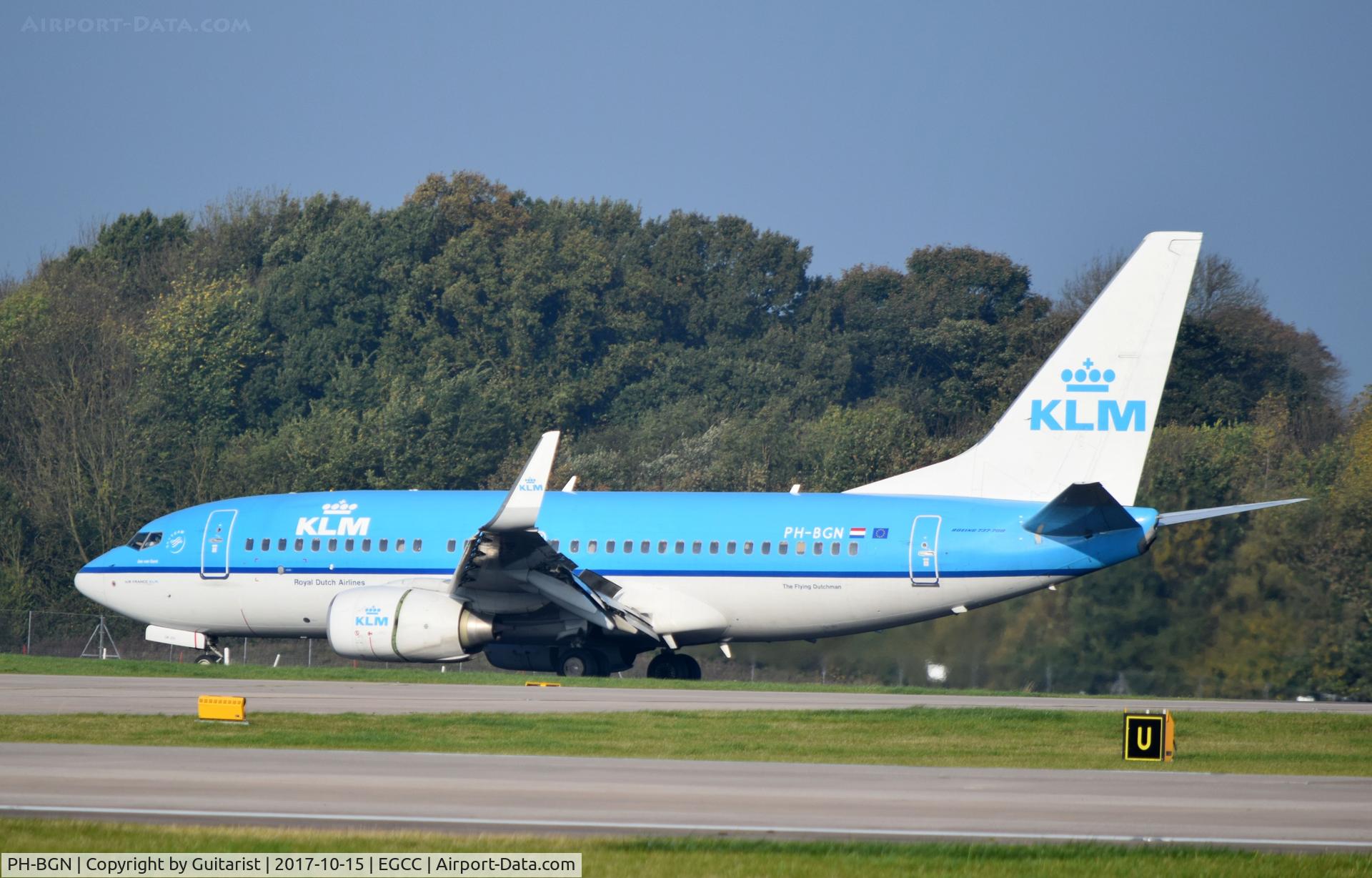 PH-BGN, 2011 Boeing 737-7K2 C/N 38125, At Manchester