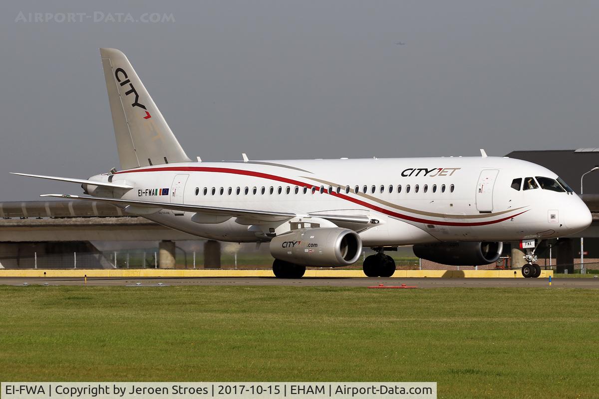 EI-FWA, 2015 Sukhoi Superjet 100-95B C/N 95102, EHAM
