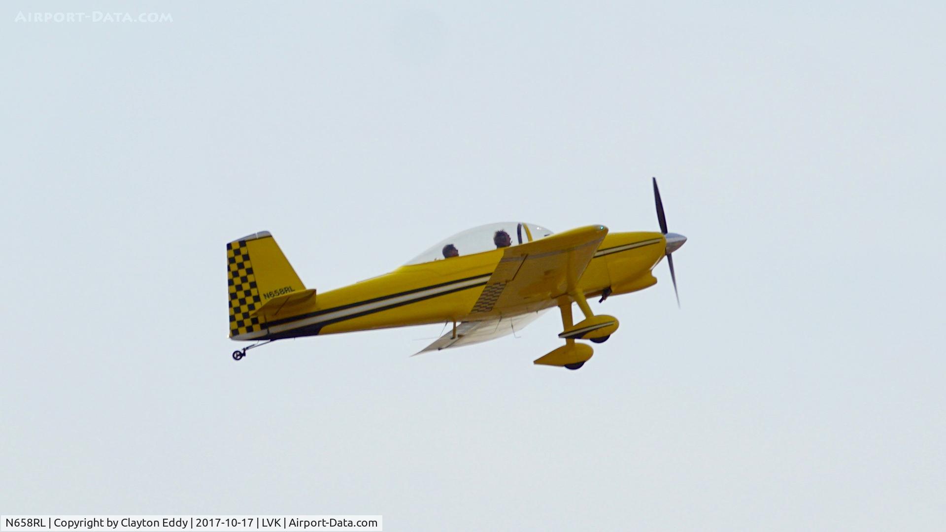 N658RL, 2002 Vans RV-8 C/N 81373, Livermore Airport California 2017.