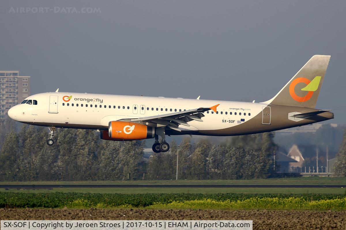 SX-SOF, 2005 Airbus A320-232 C/N 2479, EHAM