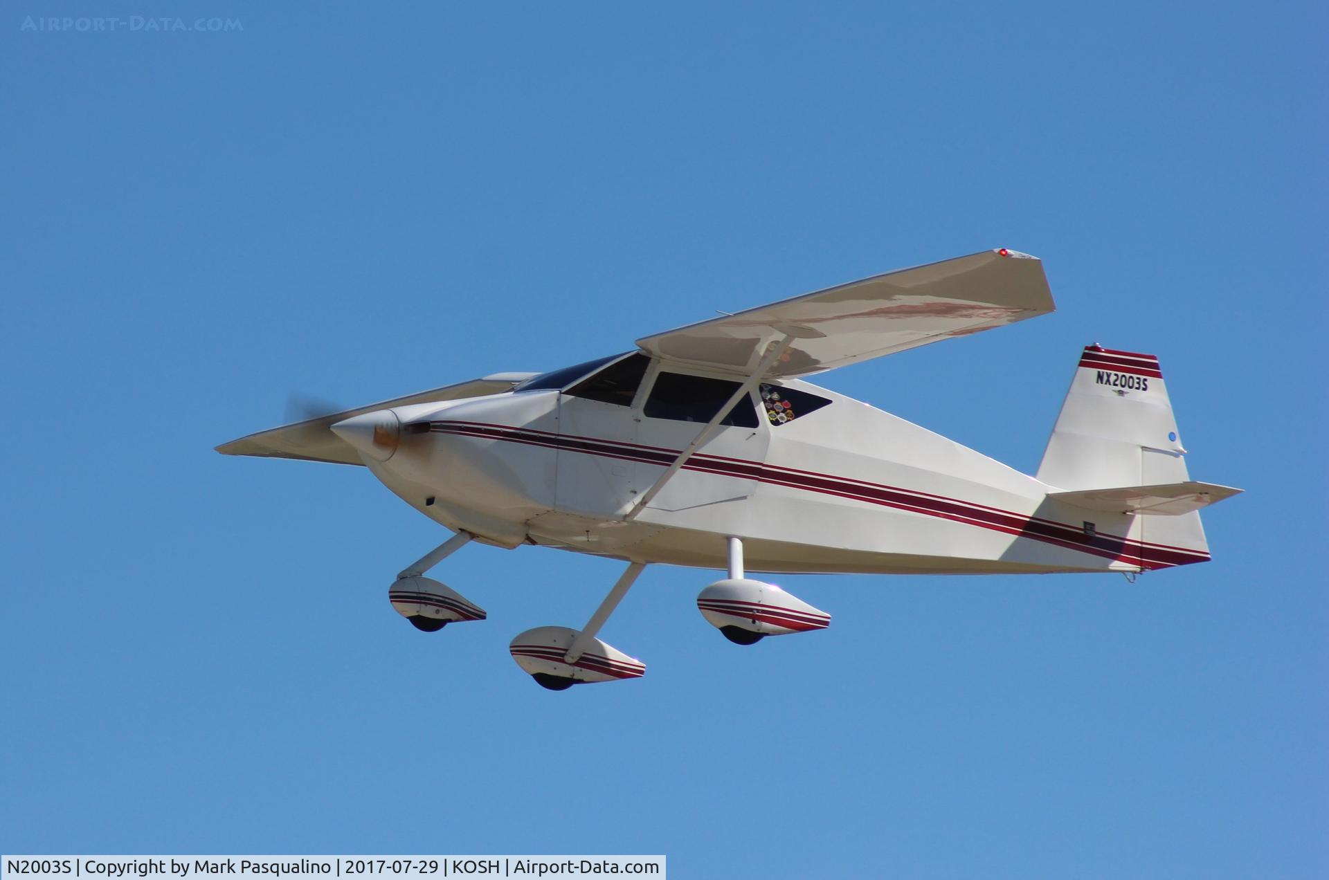 N2003S, 2002 Wittman W-8 Tailwind C/N 1140, Tailwind