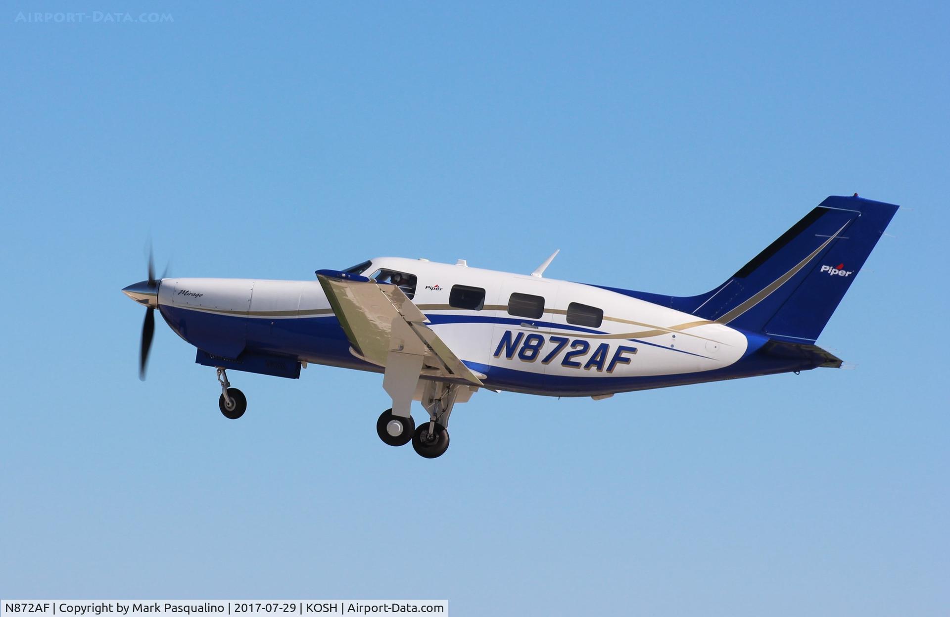 N872AF, 2013 Piper PA-46-350P Malibu Mirage C/N 4636598, Piper PA-46-350P