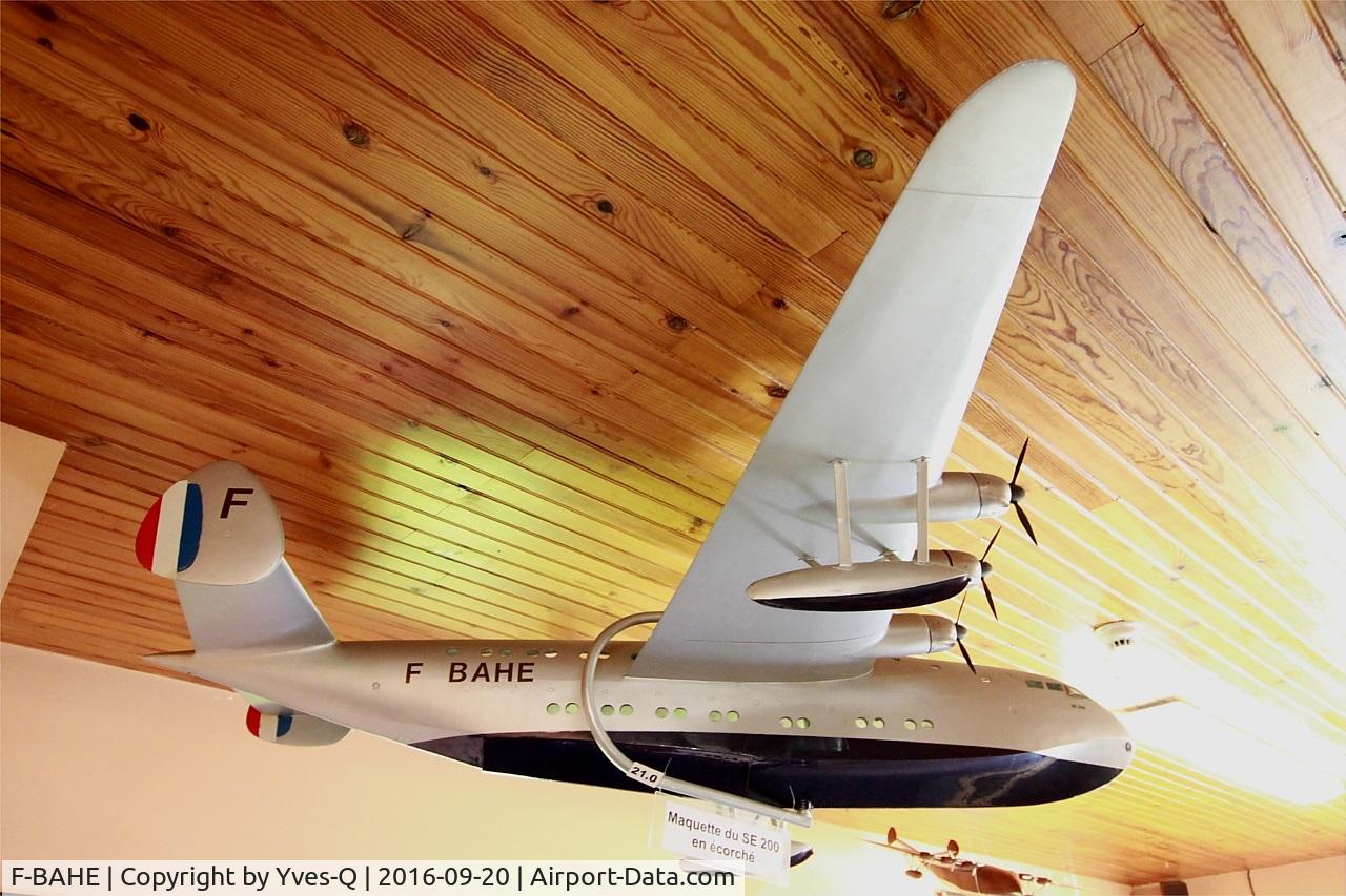 F-BAHE, 1942 SNCASE SE.200 Amphitrite C/N 1, SNCASE SE.200 Amphitrite model, Historic Seaplane Museum at Biscarrosse