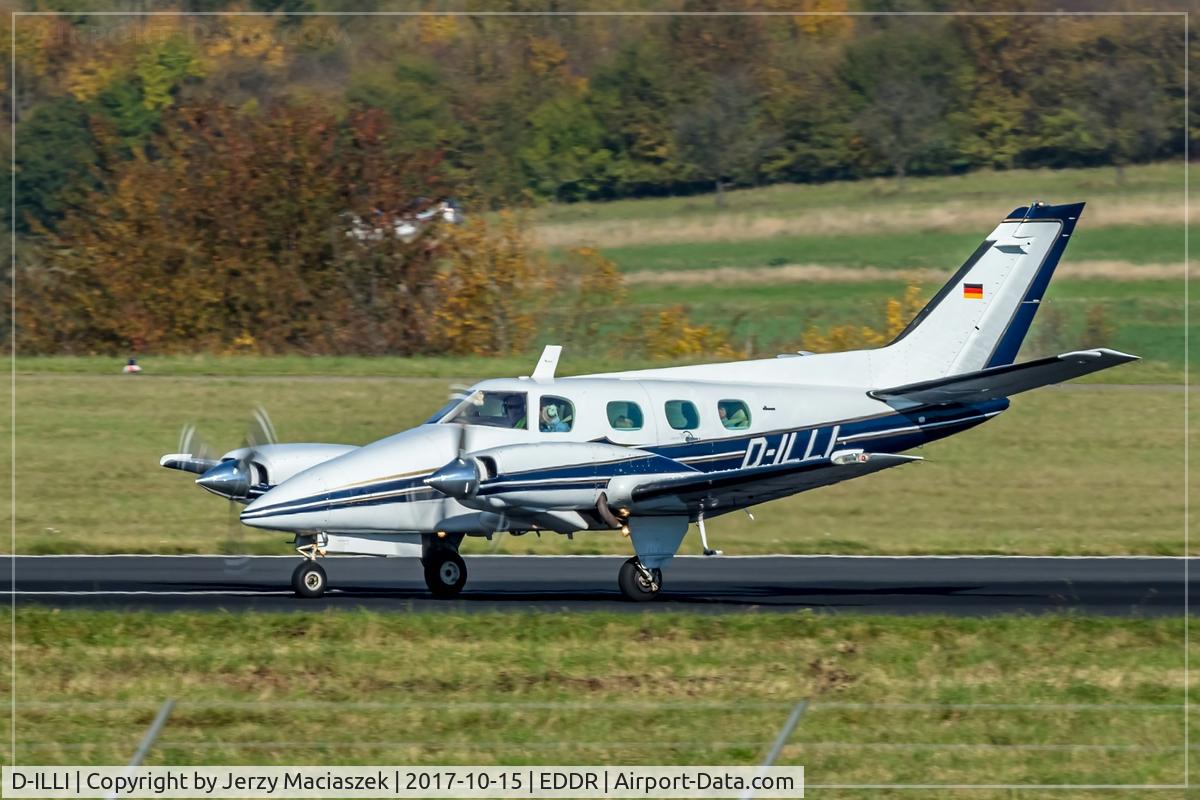 D-ILLI, 1980 Beech B-60 Duke C/N P-537, Beech B60 Duke