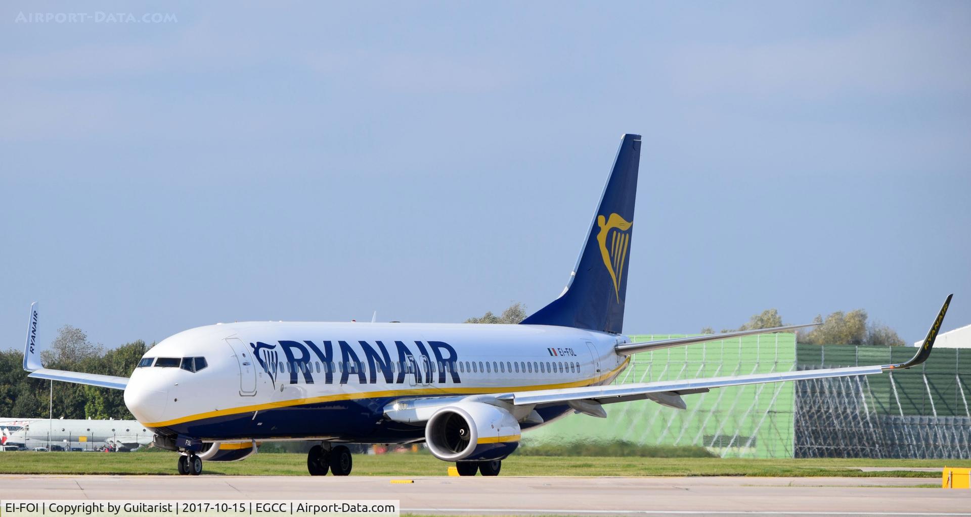 EI-FOI, 2016 Boeing 737-8AS C/N 44712, At Manchester