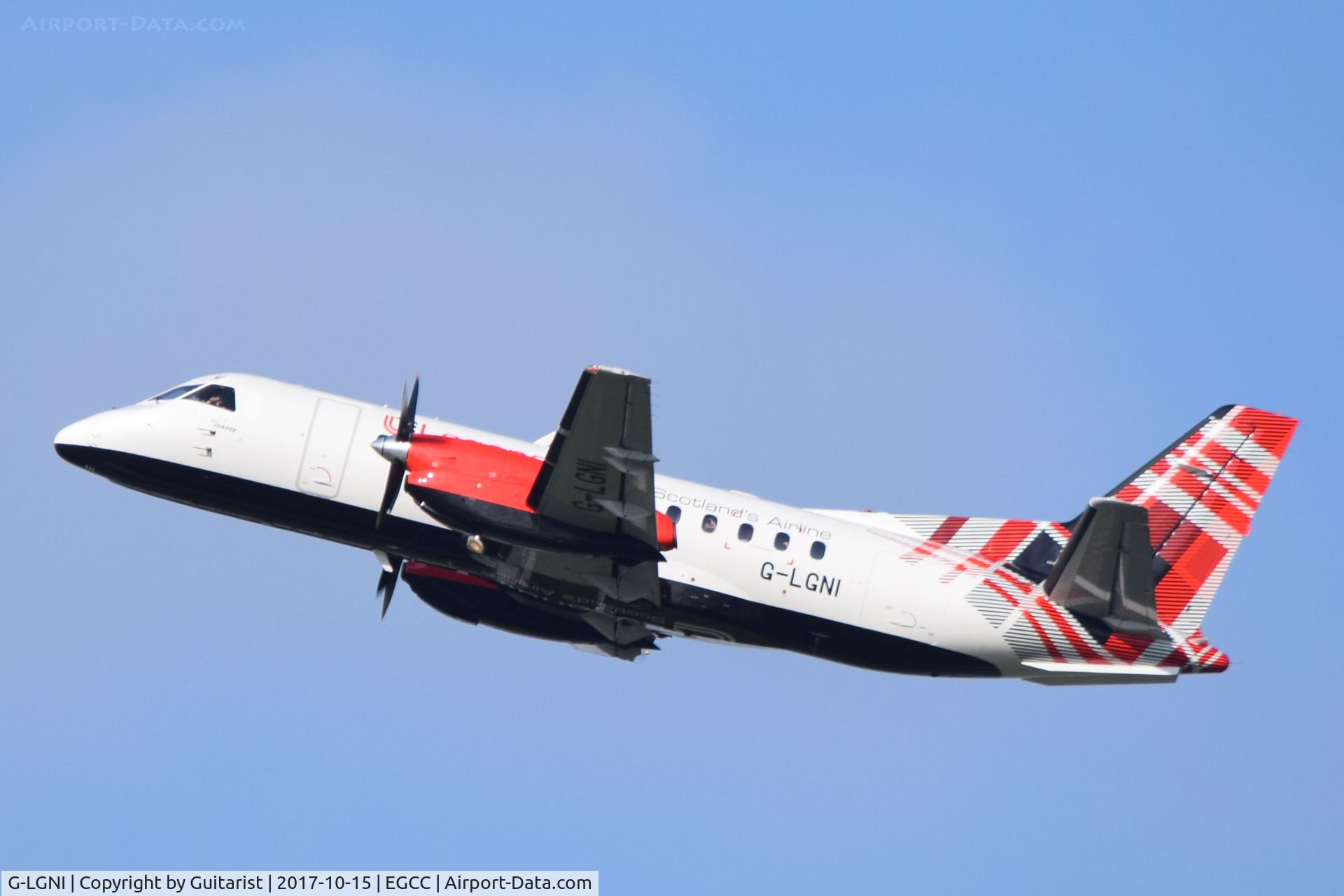 G-LGNI, 1989 Saab 340B C/N 340B-160, At Manchester
