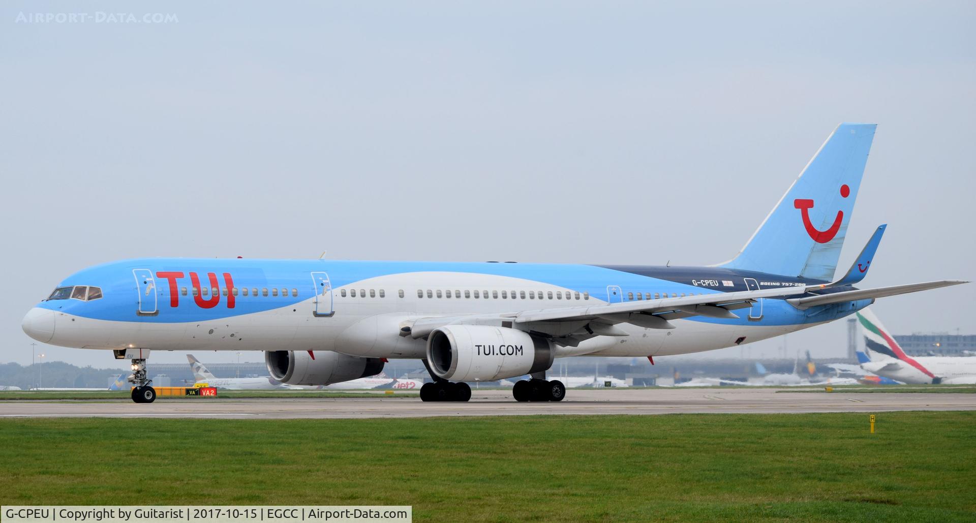 G-CPEU, 1999 Boeing 757-236 C/N 29941, At Manchester