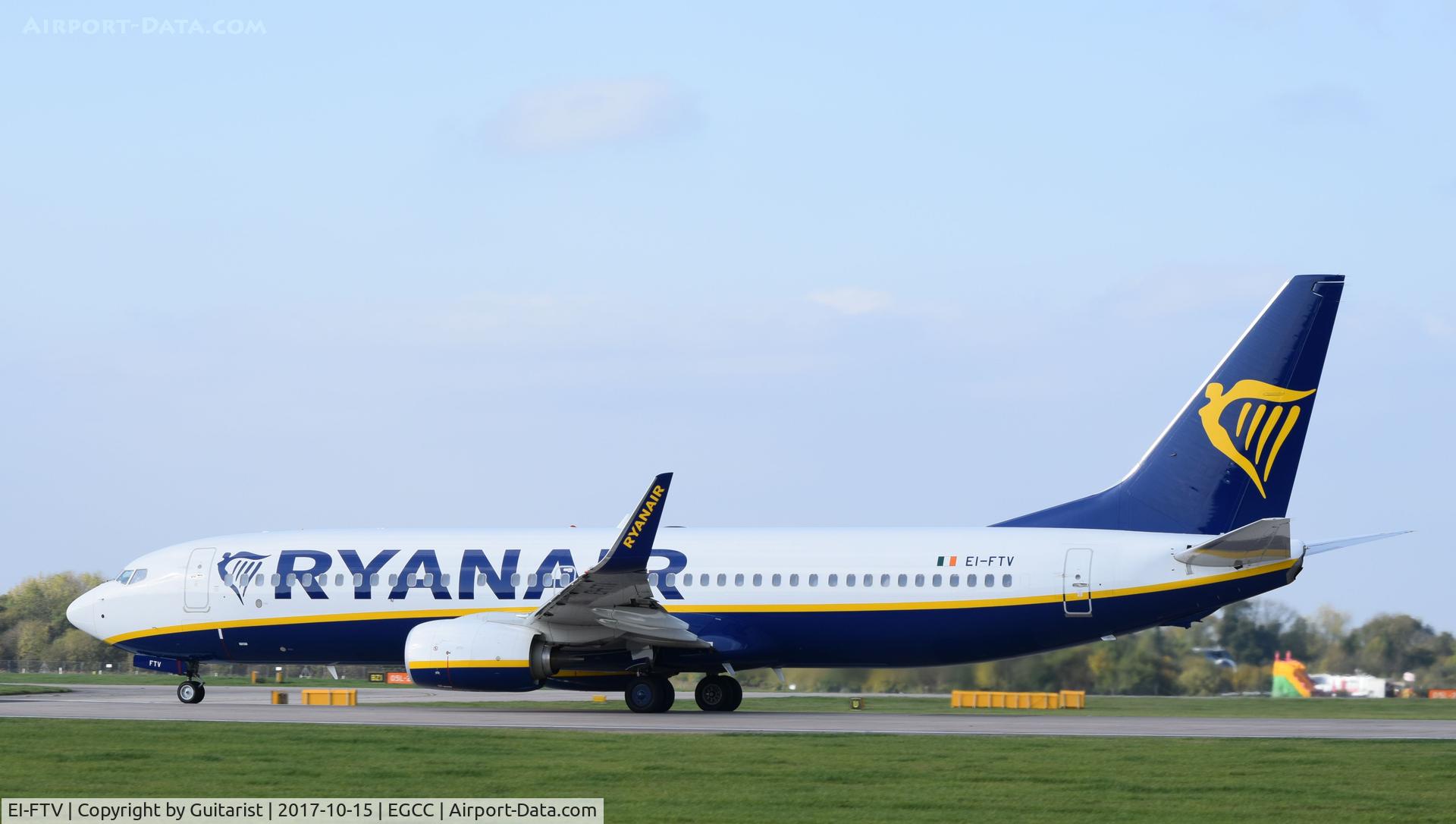 EI-FTV, 2017 Boeing 737-8AS C/N 44770, At Manchester