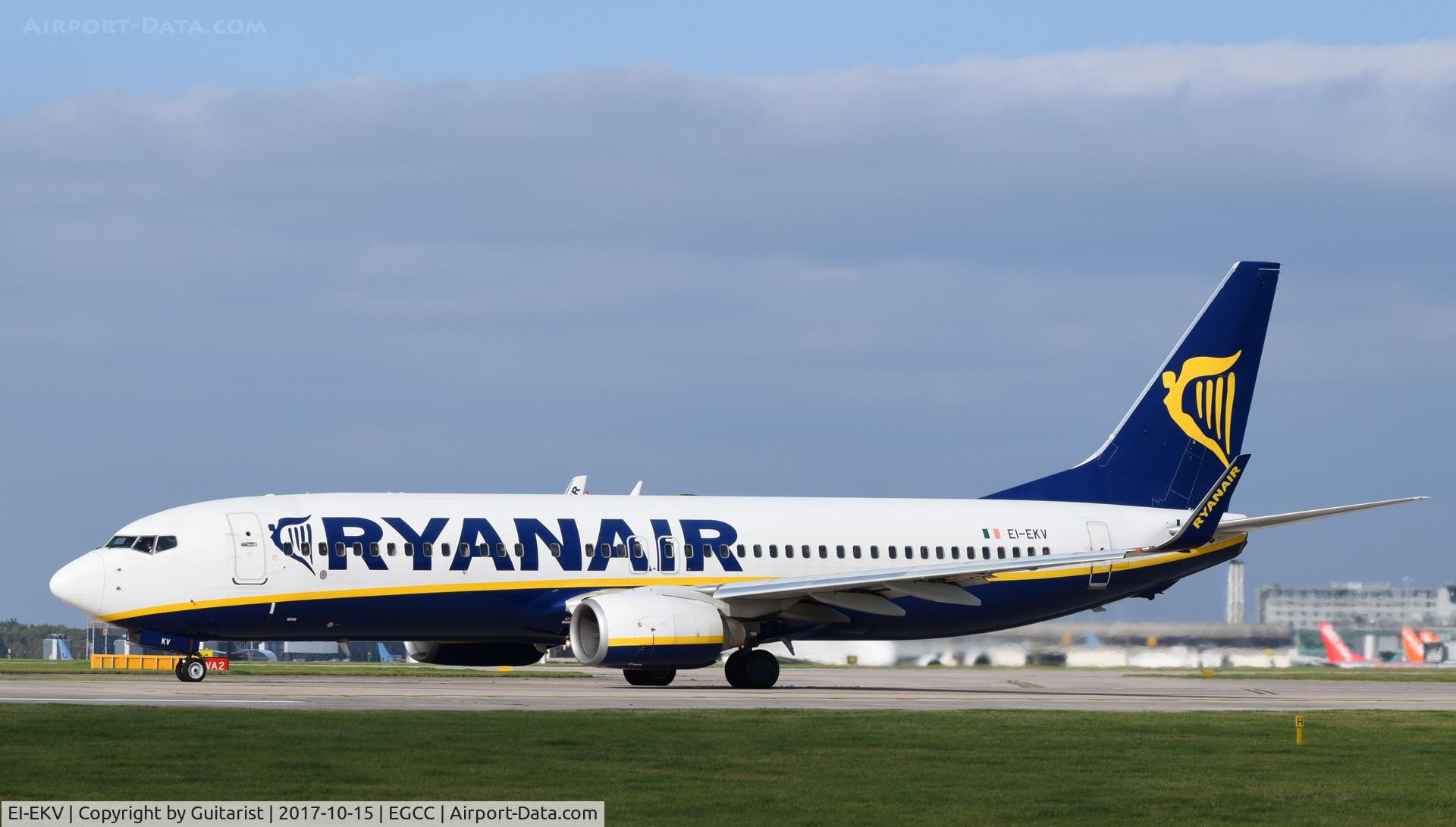EI-EKV, 2010 Boeing 737-8AS C/N 38507, At Manchester