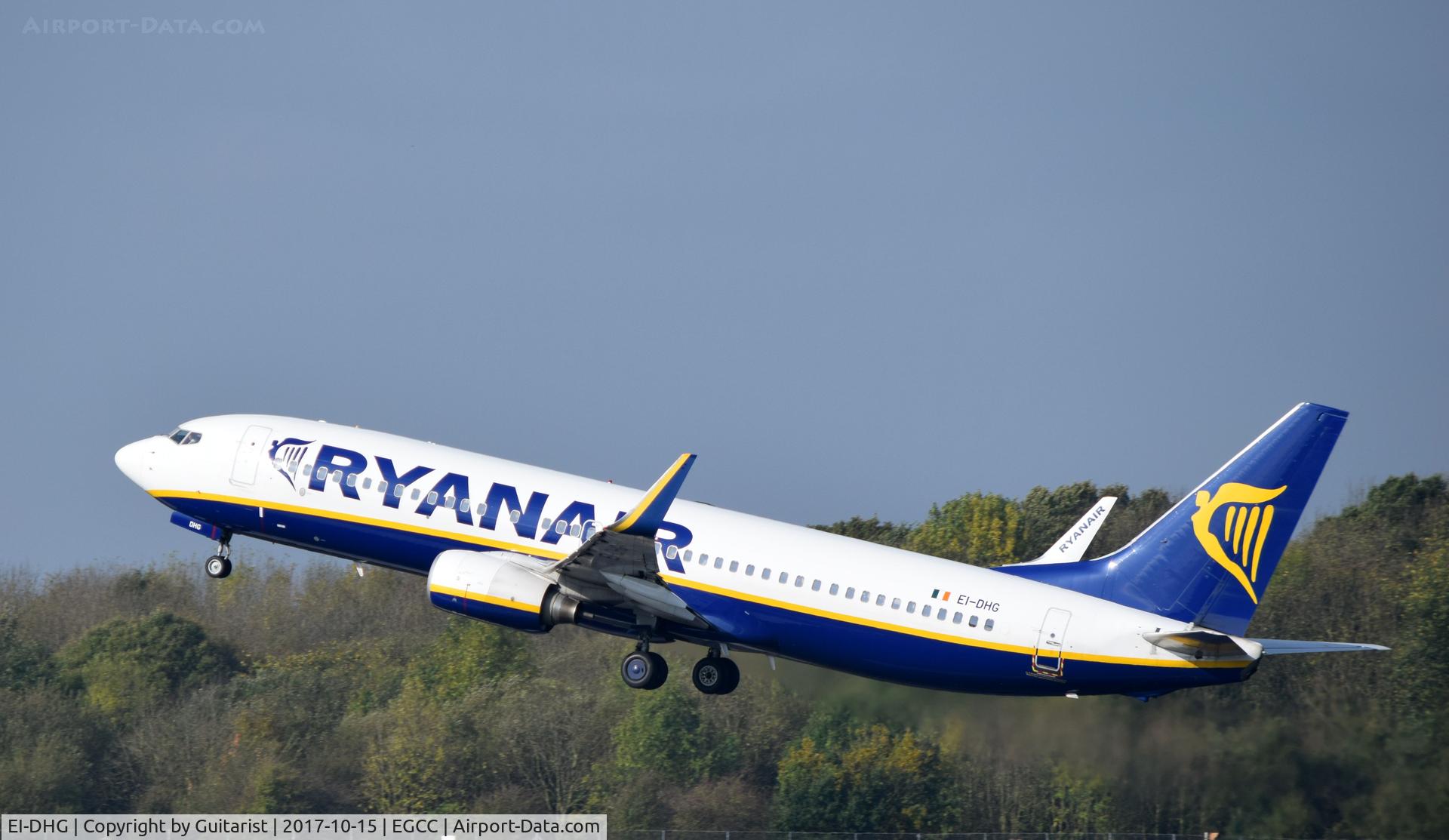 EI-DHG, 2005 Boeing 737-8AS C/N 33576, At Manchester