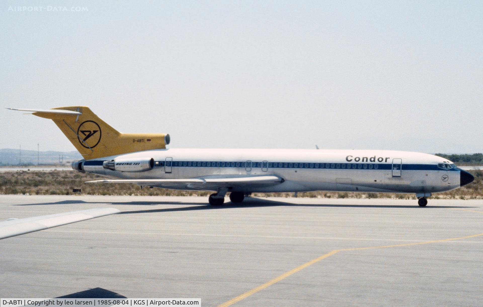 D-ABTI, 1974 Boeing 727-230 C/N 20790, Kos 4.8.195