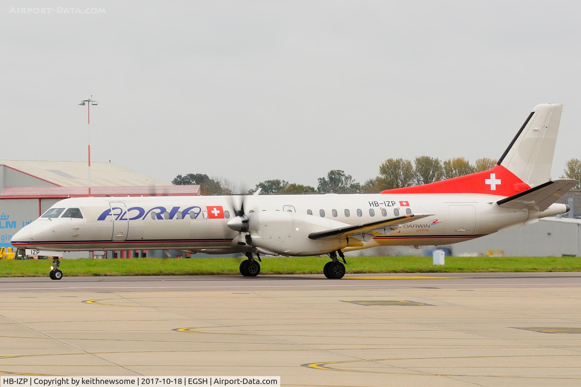 HB-IZP, 1996 Saab 2000 C/N 2000-031, Regular Visitor Recently.