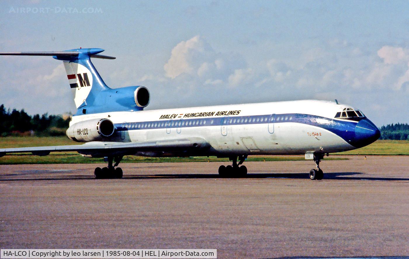 HA-LCO, 1981 Tupolev Tu-154B-2 C/N 81A473, Helsiki 4.8.1985