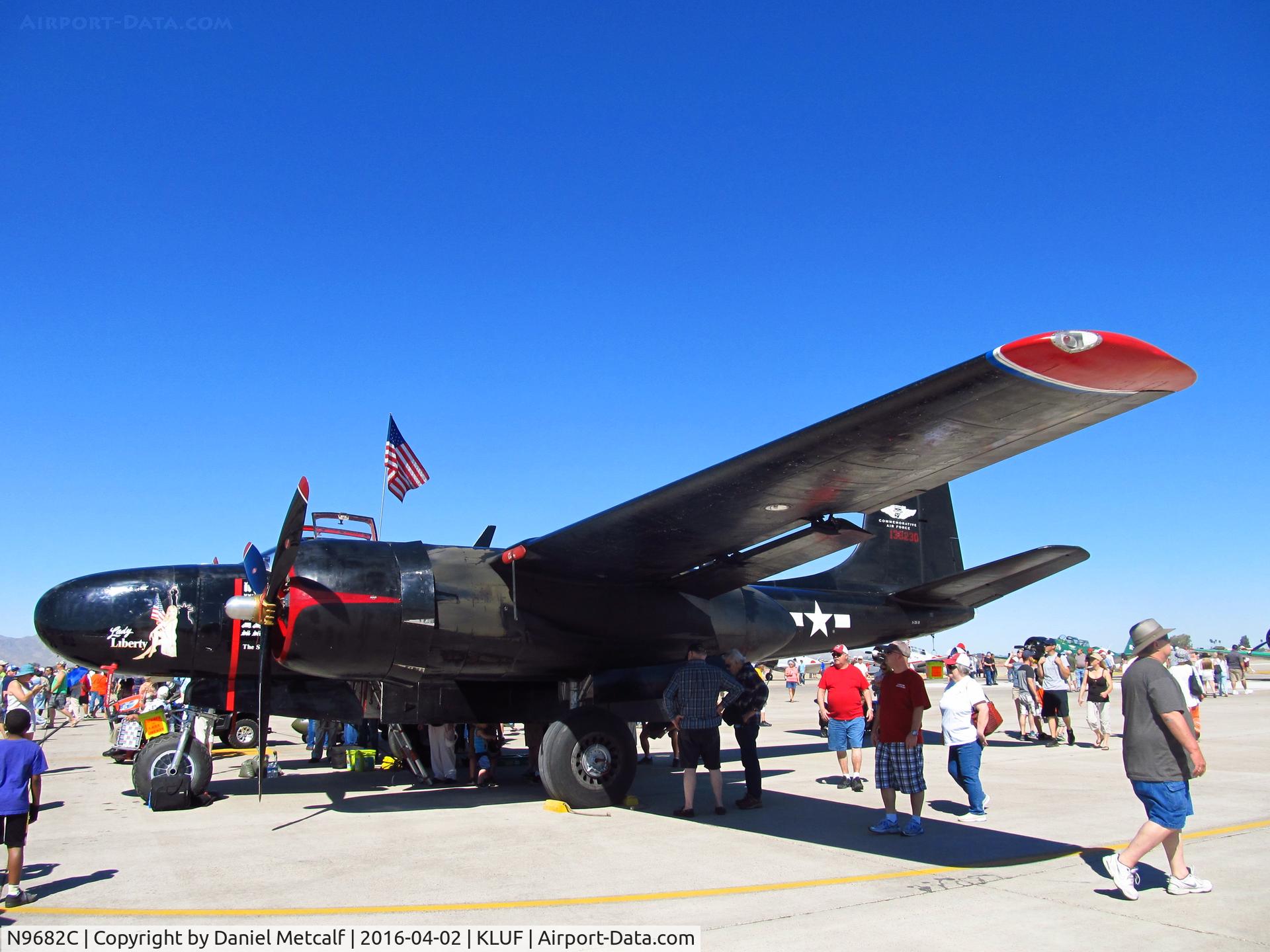 N9682C, 1944 Douglas A-26B Invader Invader C/N 6943, Luke AFB Air Show 2016