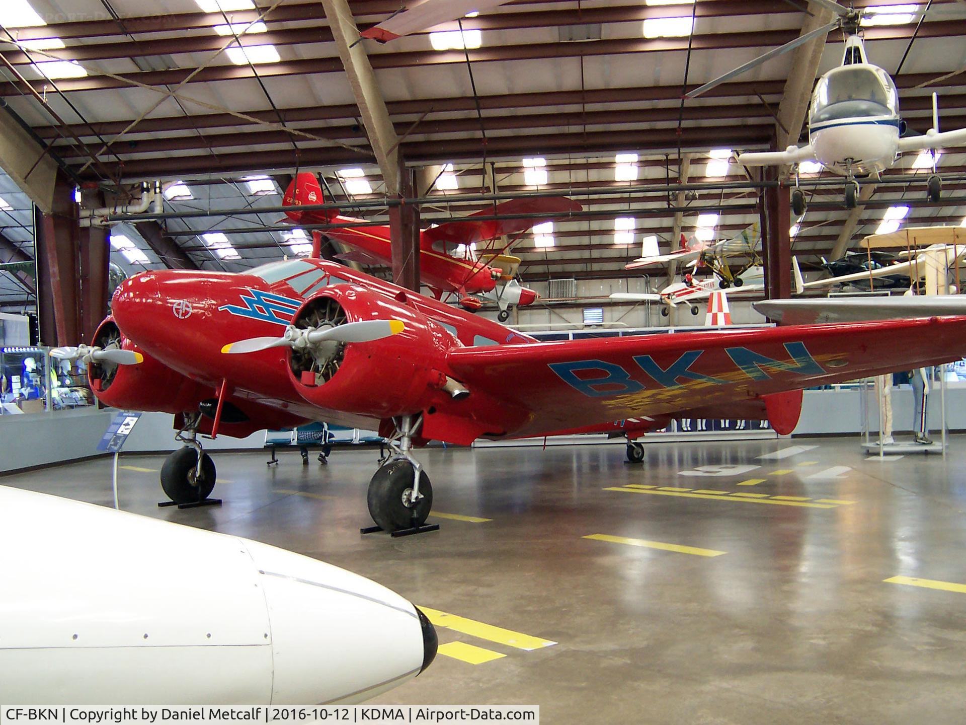 CF-BKN, Beech 18D C/N 177, Pima Air & Space Mueseum