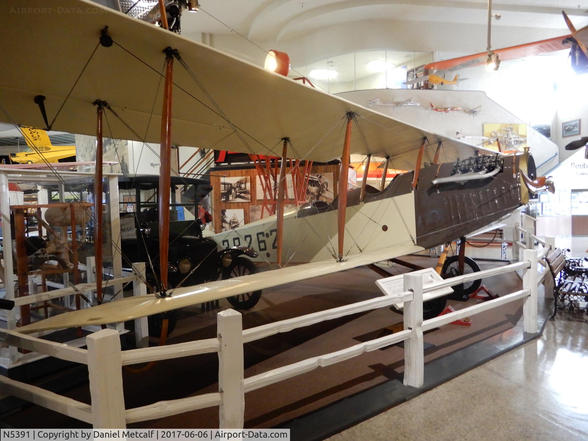 N5391, 1918 Curtiss-Wright JN-4D Jenny C/N 396, San Diego Air & Space Museum