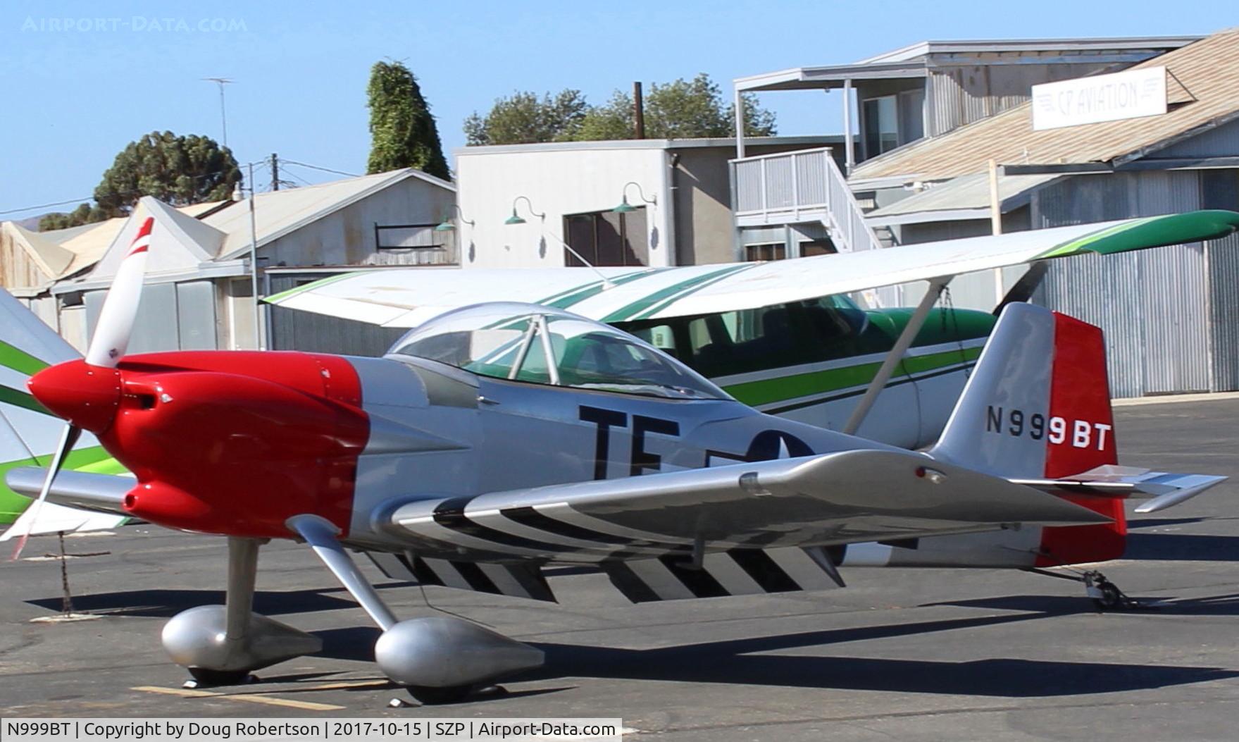 N999BT, 2002 Vans RV-4 C/N 1833, 2002 Travis VAN's RV-4, Lycoming O-360-A1D 180 Hp