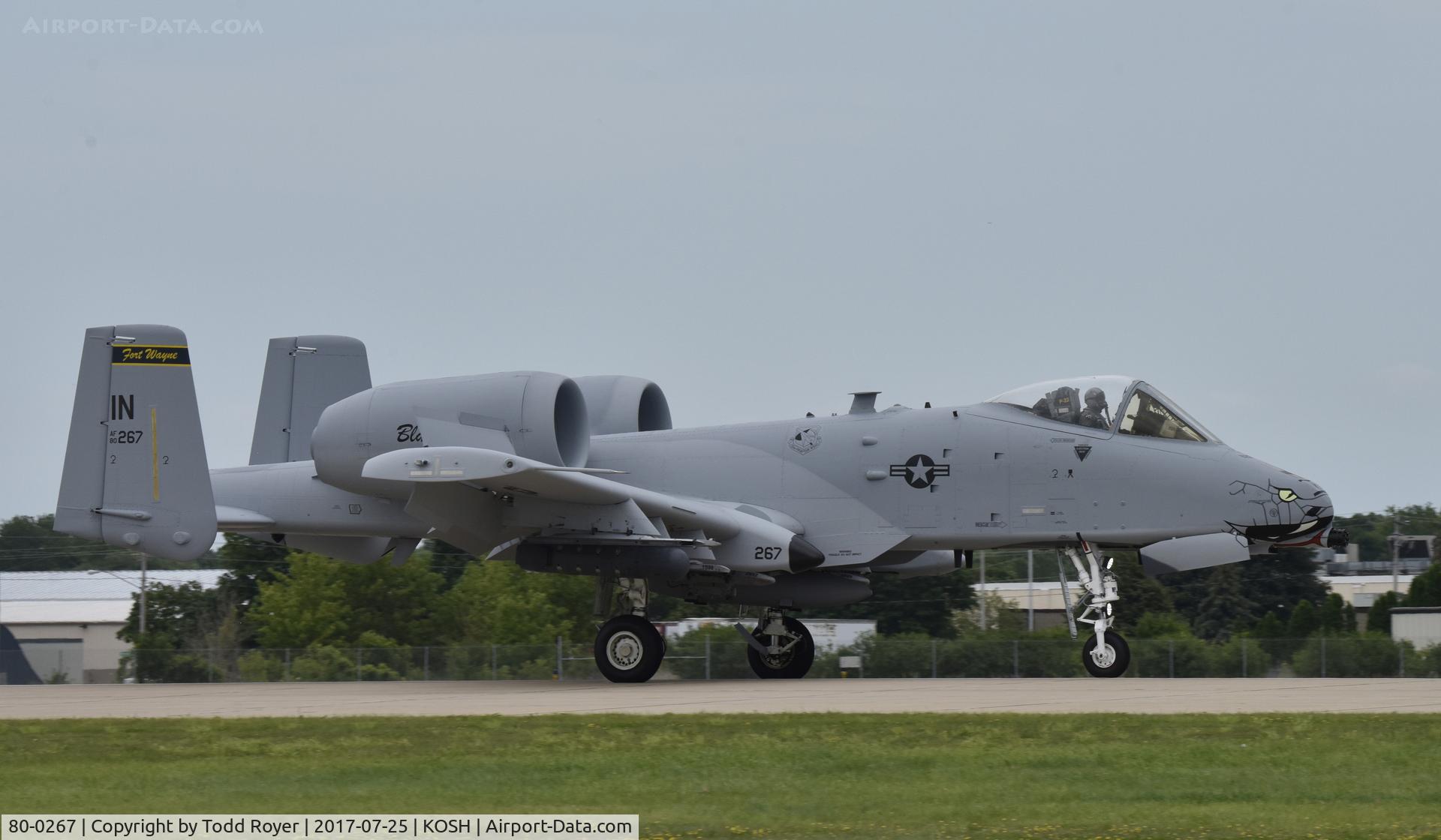 80-0267, 1980 Fairchild Republic A-10C Thunderbolt II C/N A10-0617, Airventure 2017