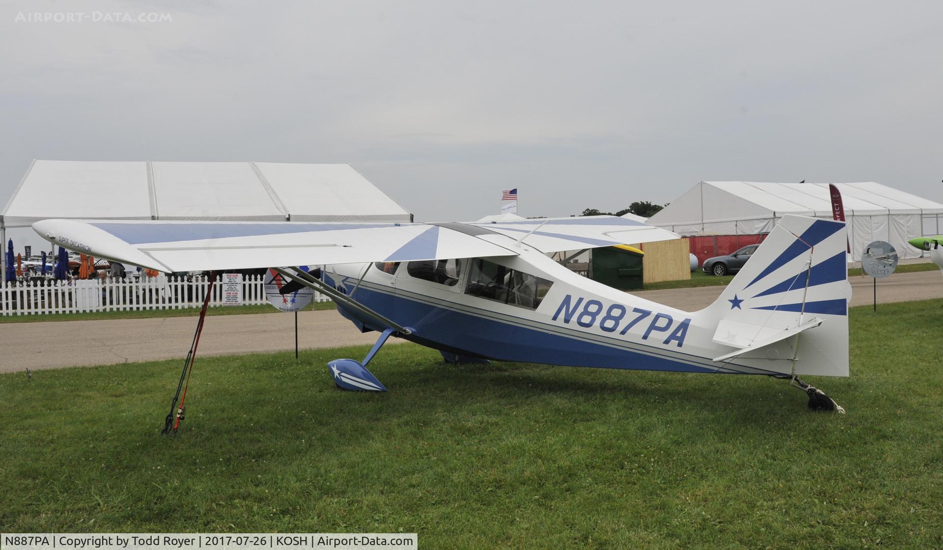 N887PA, 2016 Champion 8KCAB C/N 1162-2016, Airventure 2017