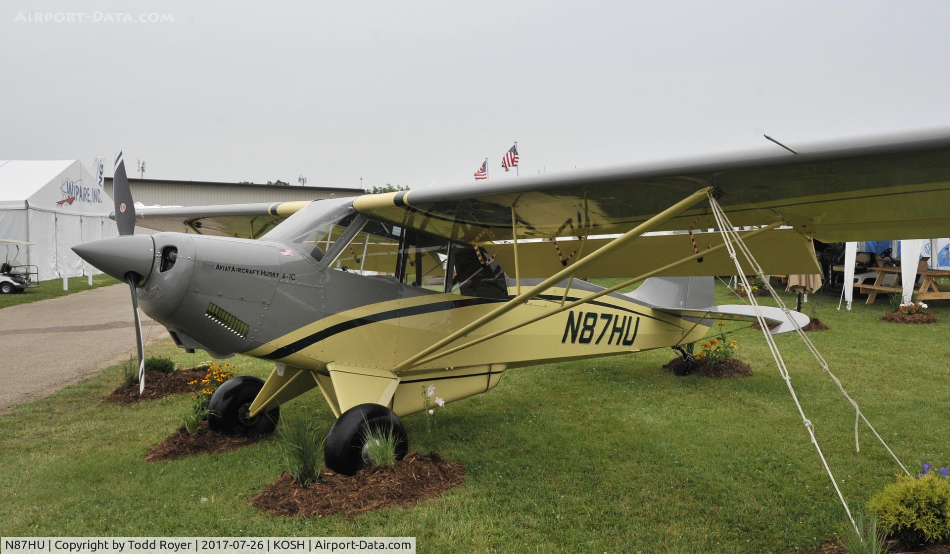 N87HU, 2017 Aviat A-1C-180 Husky C/N 3287, Airventure 2017
