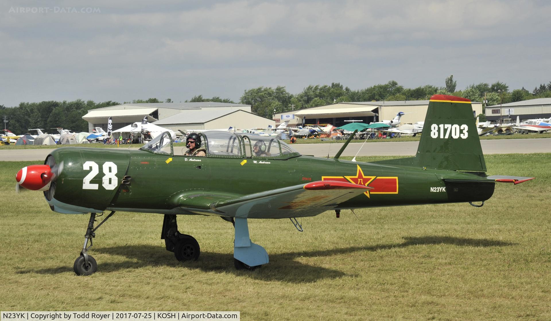 N23YK, 1973 Nanchang CJ-6A C/N 1432028, Airventure 2017