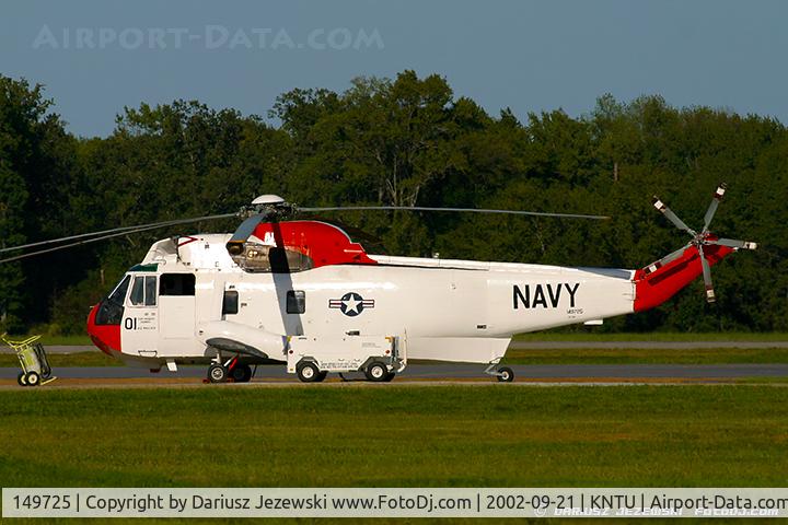 149725, Sikorsky UH-3H Sea King C/N 61140, UH-3H Sea King 149725 01 from   NAS Oceana, VA