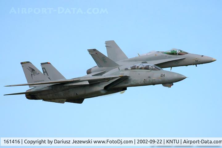 161416, Grumman F-14B Tomcat C/N 416, F-14B Tomcat 161416 AD-104 from VF-101 'Grim Rippers' NAS Oceana, VA