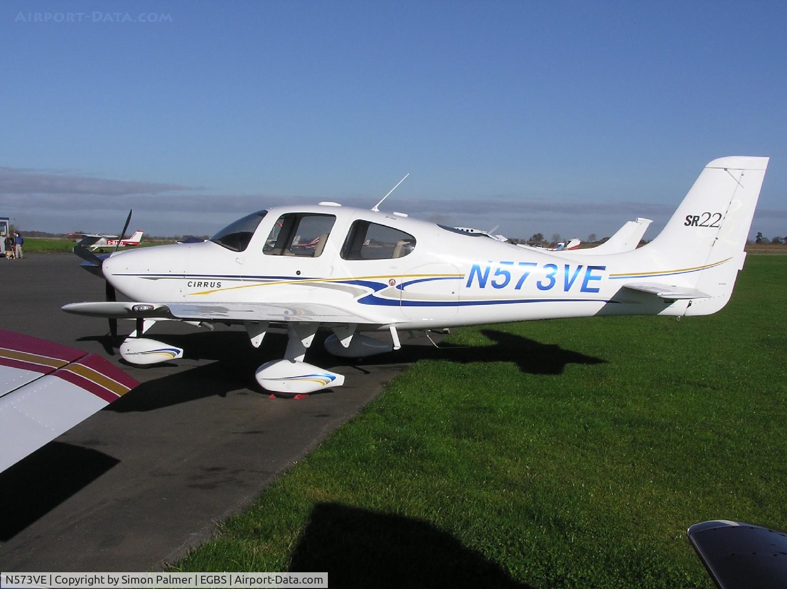 N573VE, 2004 Cirrus SR22 G2 C/N 1078, Cirrus at Turweston