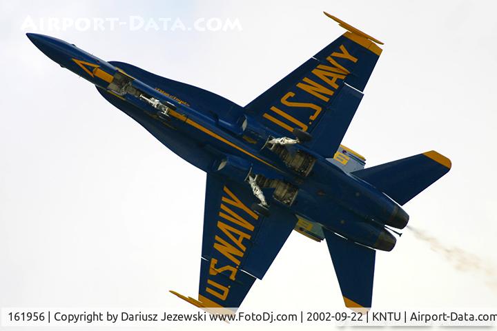 161956, McDonnell Douglas F/A-18A Hornet C/N 0167, F/A-18A Hornet 161956 C/N 0167 from Blue Angels Demo Team  NAS Pensacola, FL