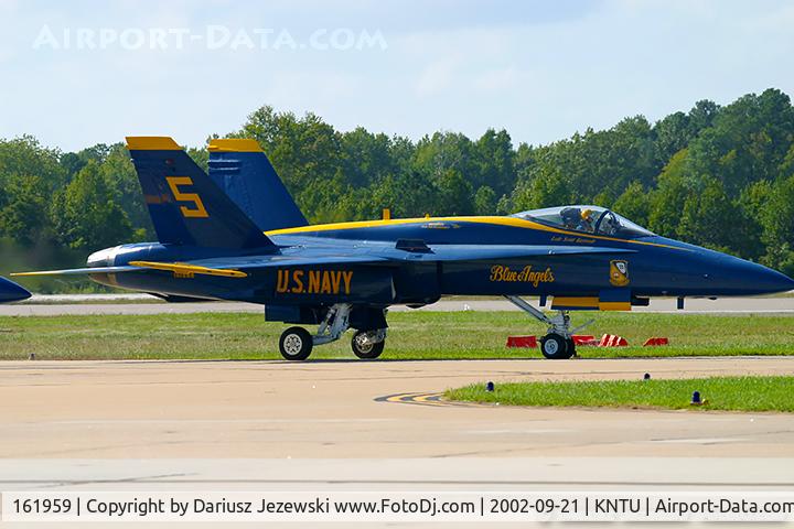 161959, McDonnell Douglas F/A-18A Hornet C/N 0170/A133, F/A-18A Hornet 161959 C/N 0170 from Blue Angels Demo Team  NAS Pensacola, FL