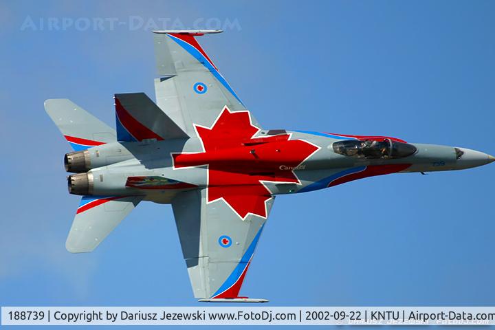 188739, McDonnell Douglas CF-188A Hornet C/N 0284/A229, CAF CF-188 Hornet 188739 from 425th TFS 'Alouette' 3rd Wing, CFB Bagotville