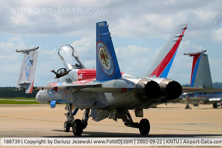 188739, McDonnell Douglas CF-188A Hornet C/N 0284/A229, CAF CF-188 Hornet 188739 from 425th TFS 'Alouette' 3rd Wing, CFB Bagotville
