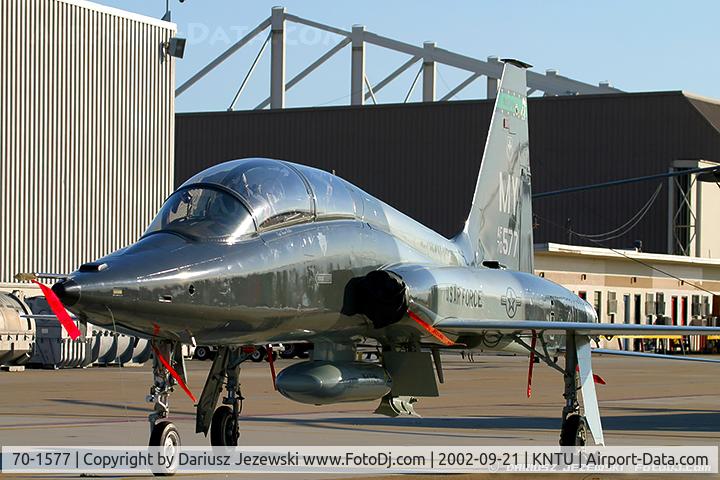 70-1577, 1970 Northrop T-38A-85-NO Talon C/N T.6267, T-38A Talon 70-1577 MY from 49th FTS 14th FTW Randolph AFB, TX